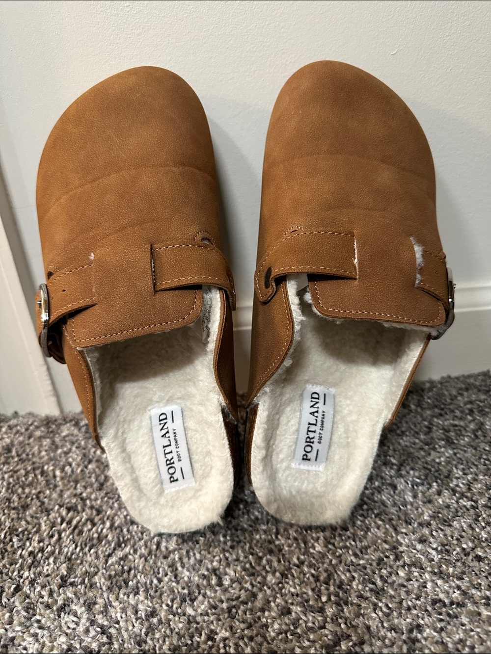 Cozy Women’s Brown Suede Slip-On Clog